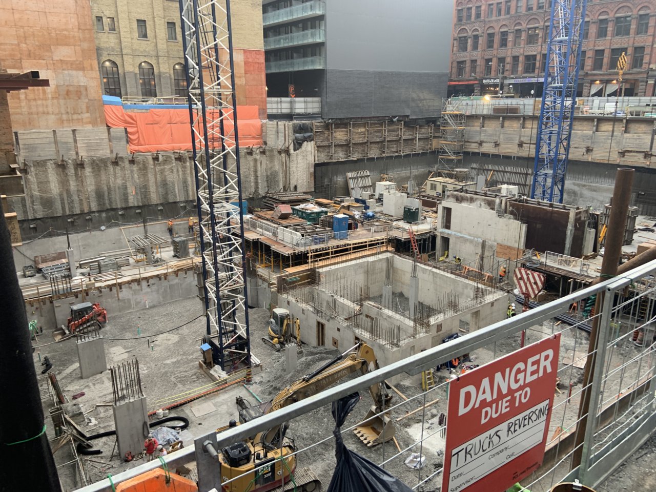 Underground Levels Taking Shape For Office Tower At 65 King East