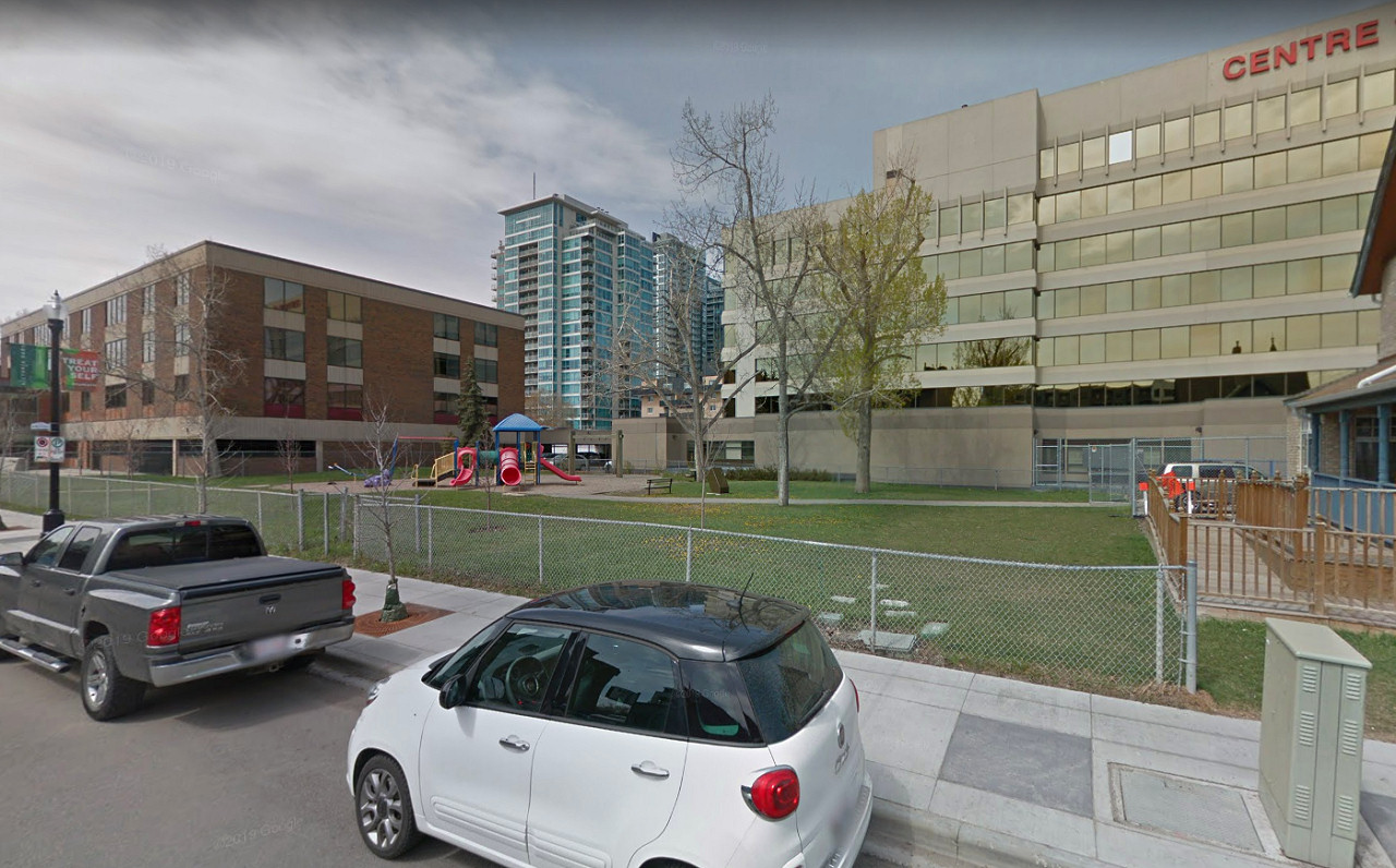 Existing park, image via Google Maps