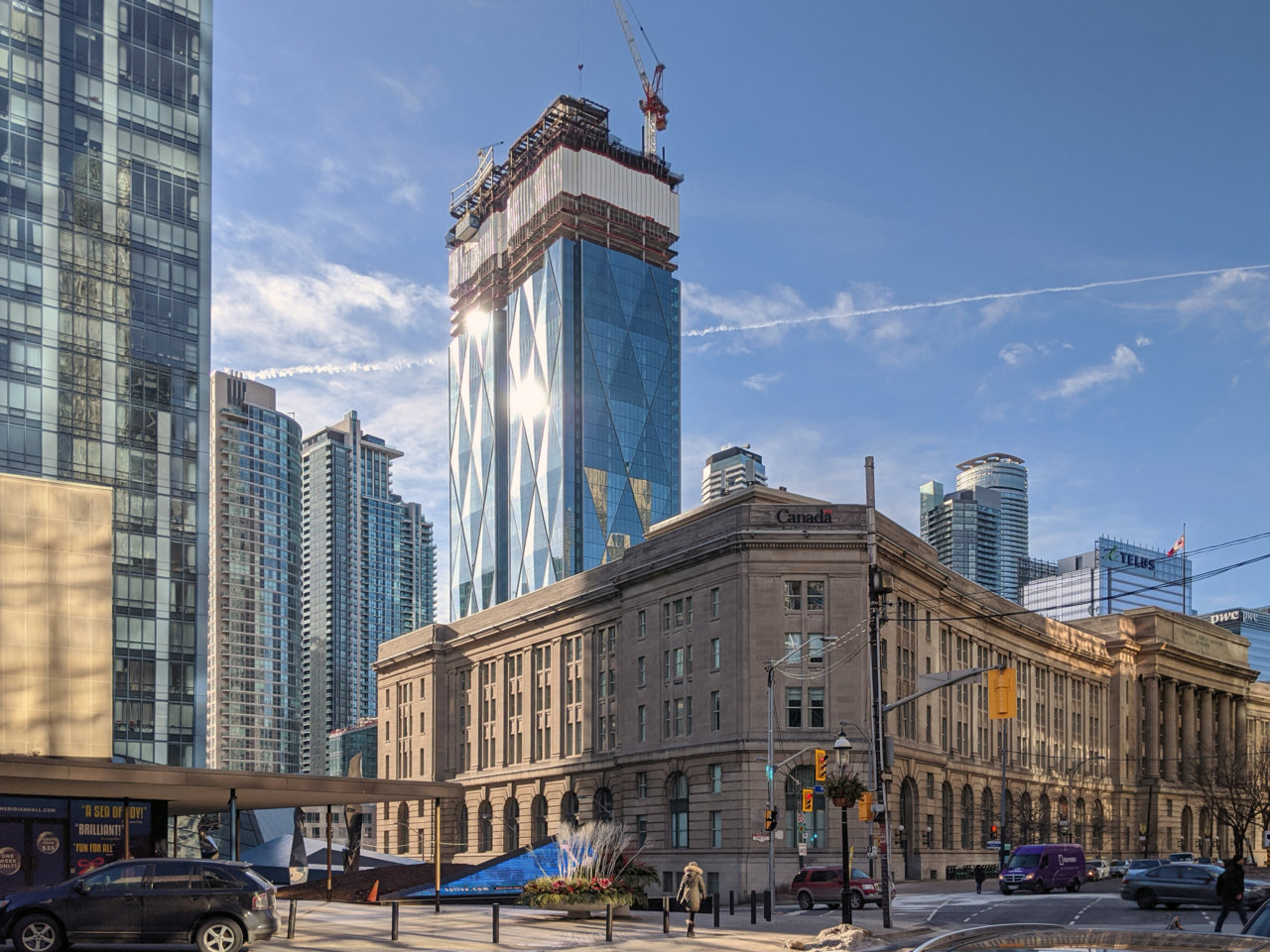 Intersection Of Yonge & Queen Street . Toronto, Ontario…