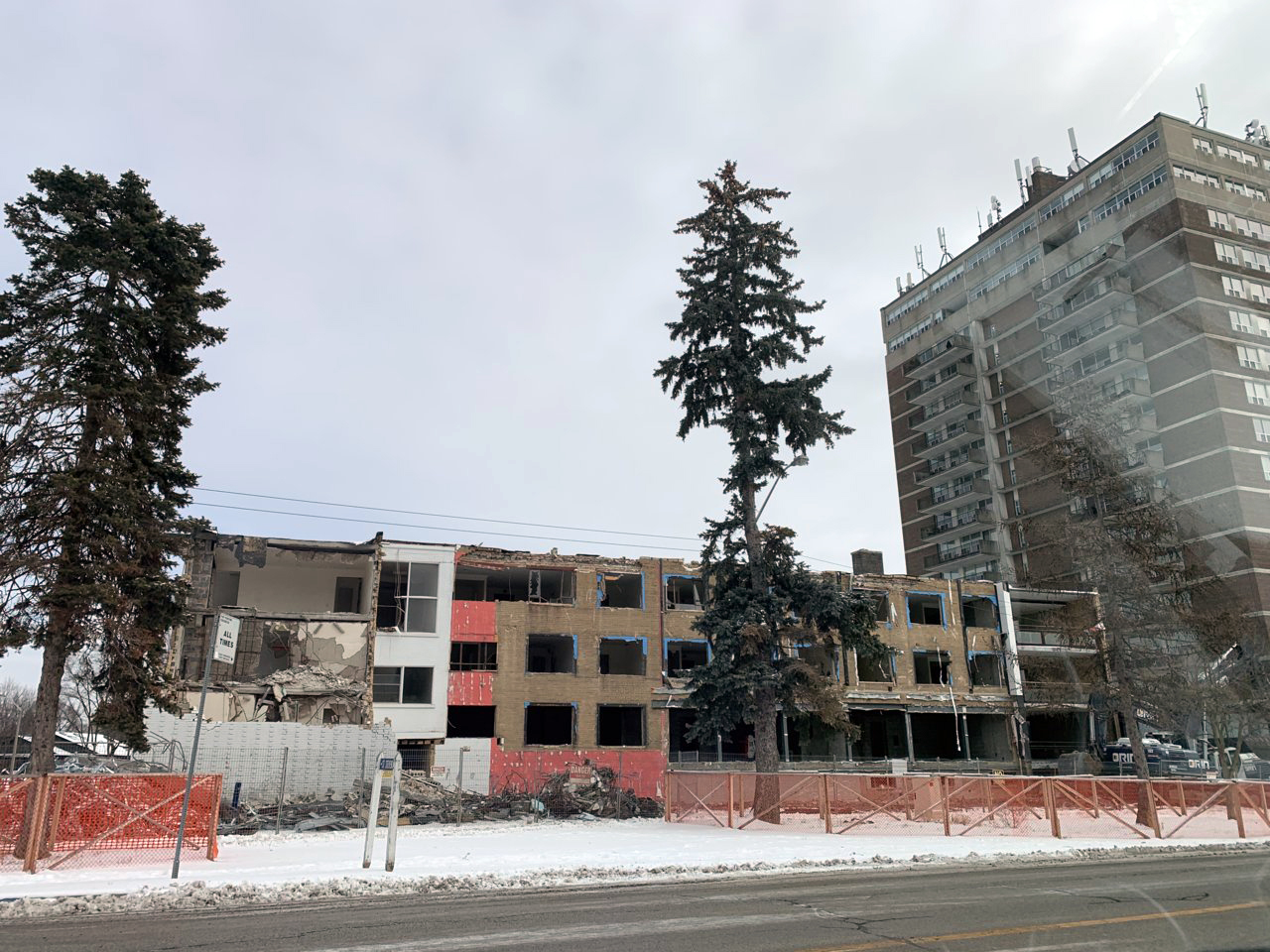 Demolition Clearing Etobicoke Site of 293 The Kingsway UrbanToronto