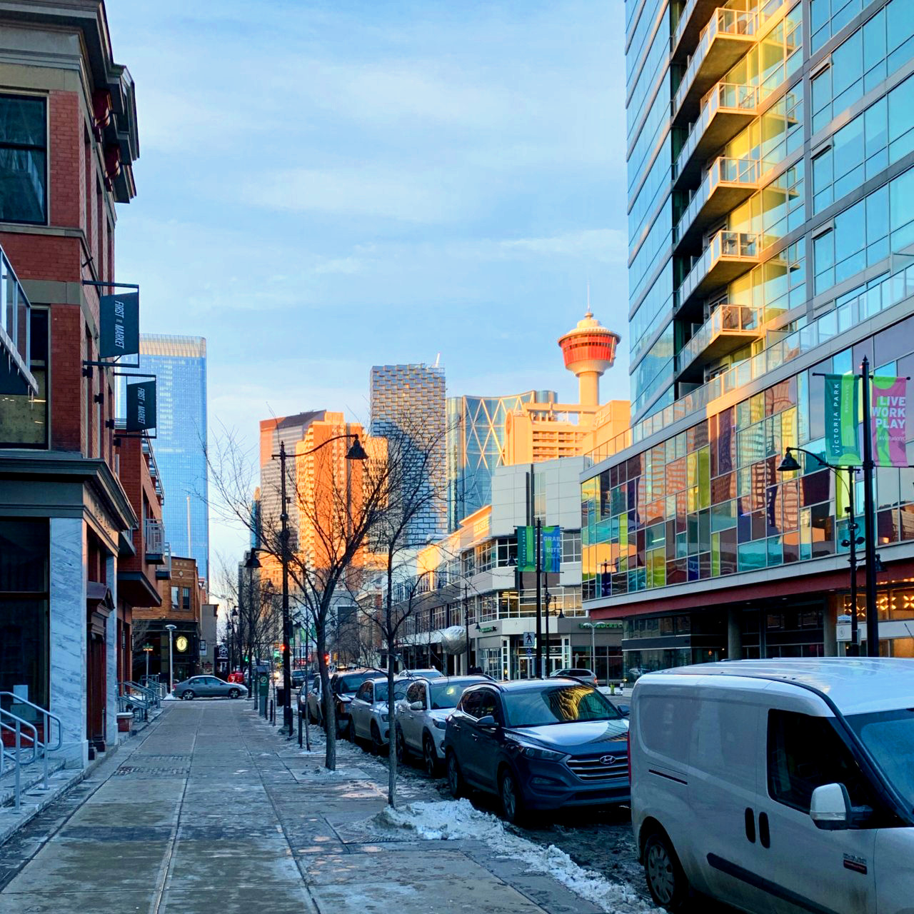 Colorful Concrete Jungle SkyriseCalgary