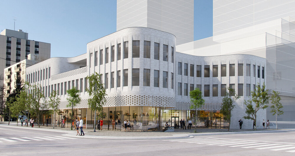 Curvy Commercial Building Proposed for Jasper & 114 Street