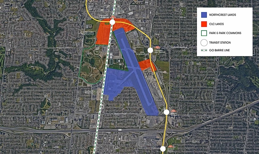 Downsview, Northcrest, Canada Lands, Urban Strategies, Henning Larsen, SLA, KPMB