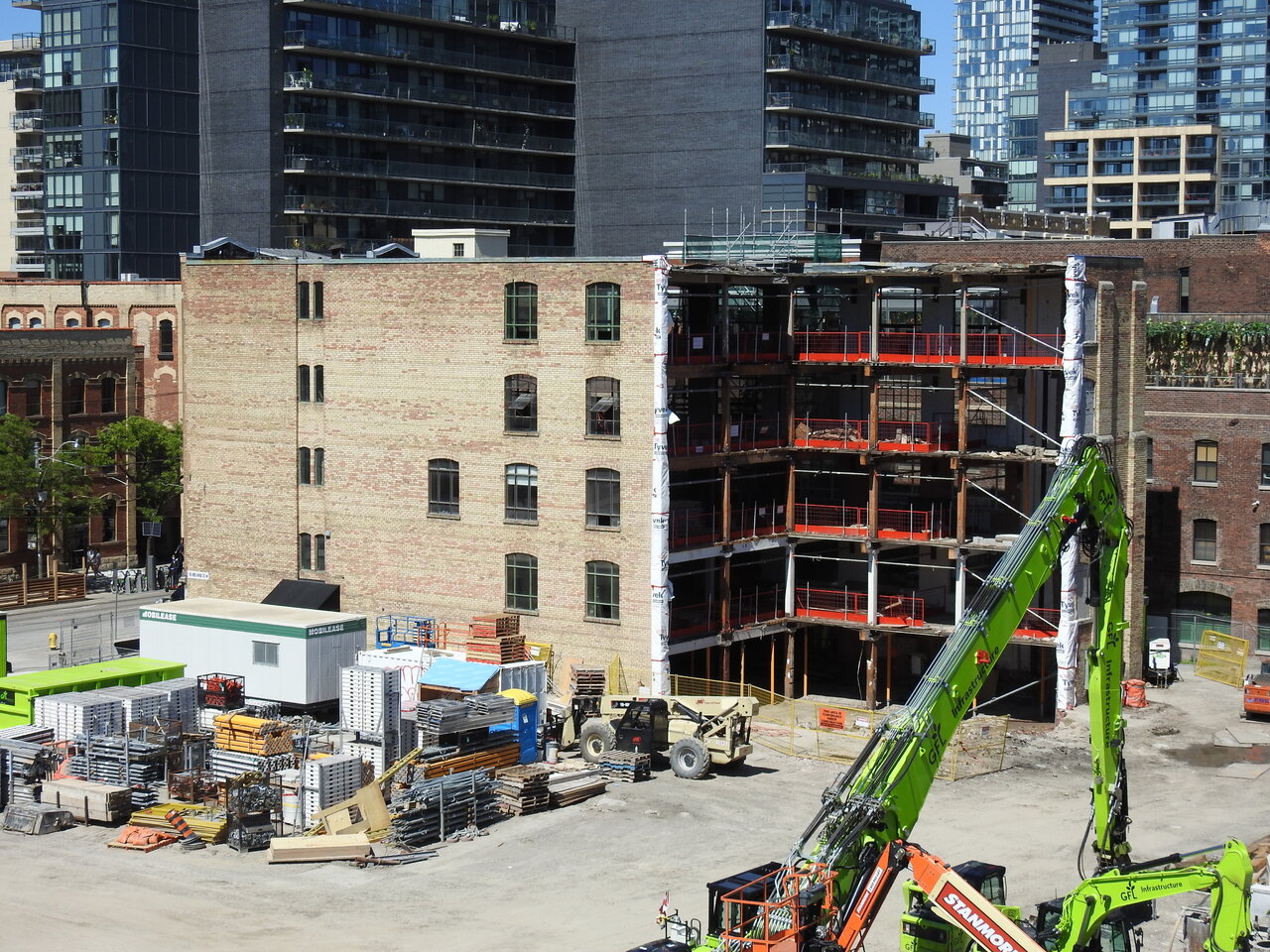 KING Toronto Sees the Construction of Parking Levels and Heritage  Restoration Underway