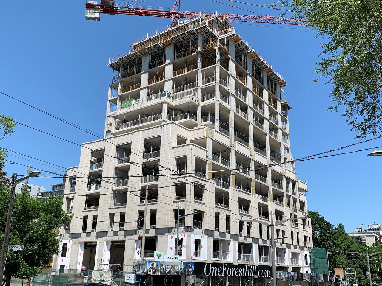 One Forest Hill Condo Approaching Final Height on St Clair West