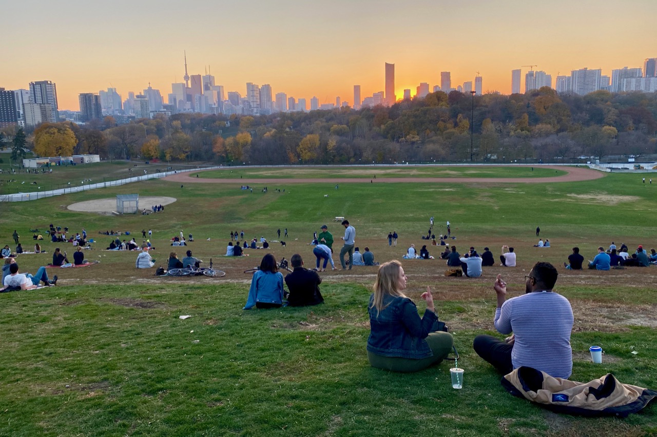 Sunset from Riverdale Park | UrbanToronto