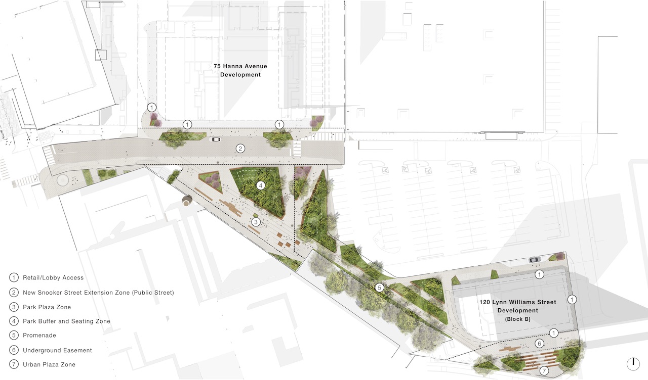 Liberty Yard, Liberty Village, Toronto, designed by BDP Quadrangle for First Capital