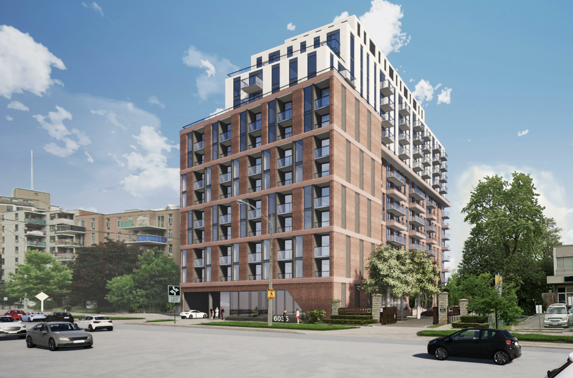6035 Bathurst Avenue, Toronto, designed by BDP Quadrangle Limited for Plaza Partners