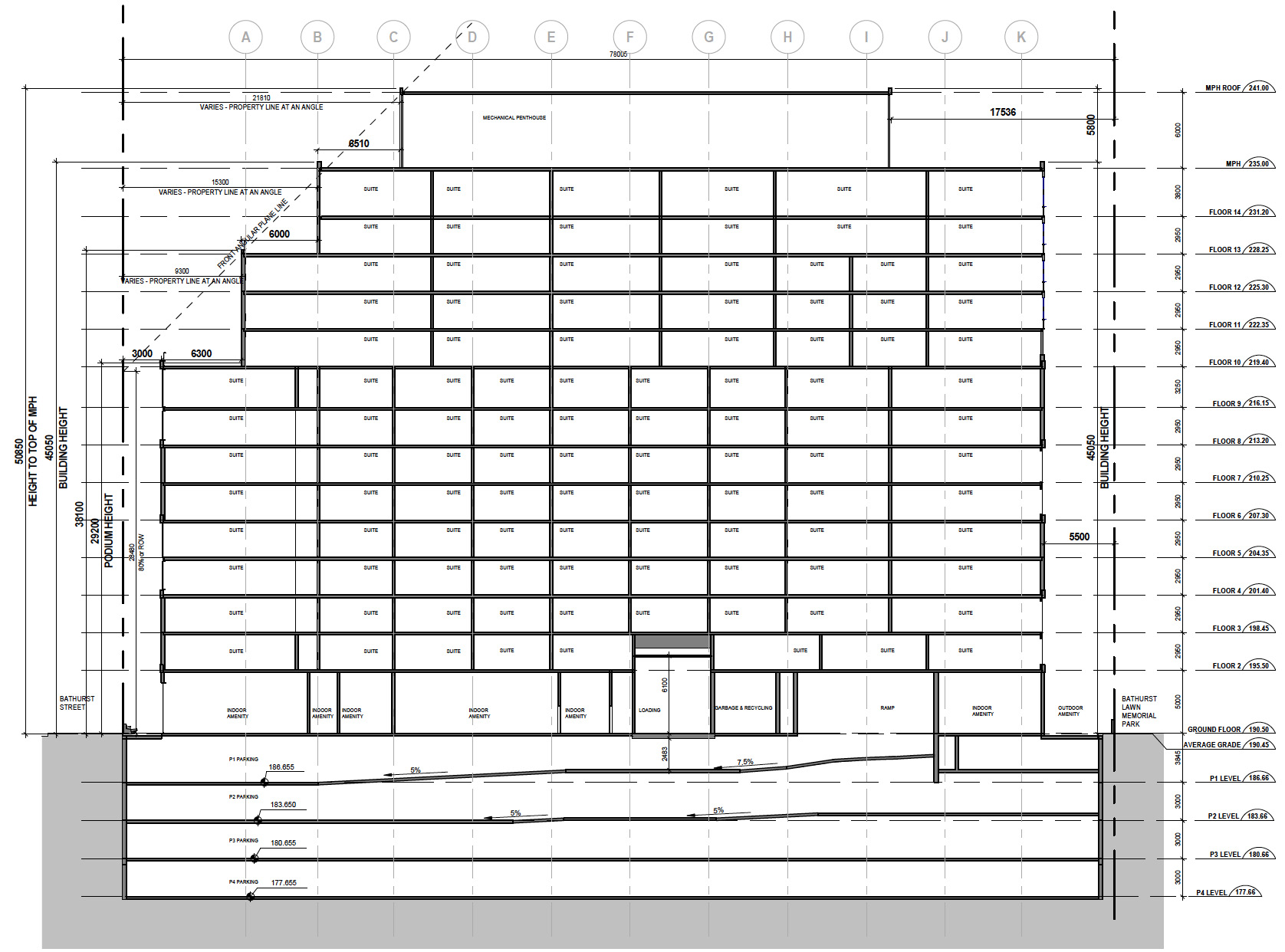 6035 Bathurst Avenue, Toronto, designed by BDP Quadrangle Limited for Plaza Partners.