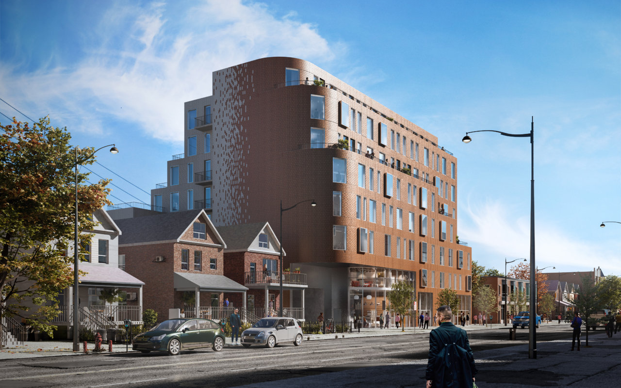 3194 Dundas Street West, Toronto, designed by BDP Quadrangle for Gairloch Developments