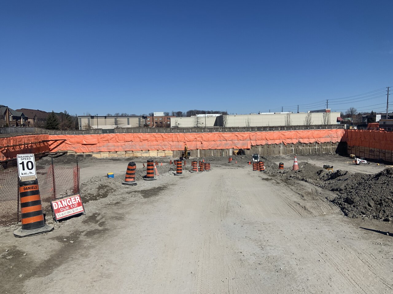Deepening Pit at Site of Daniels and Baif's The Thornhill UrbanToronto