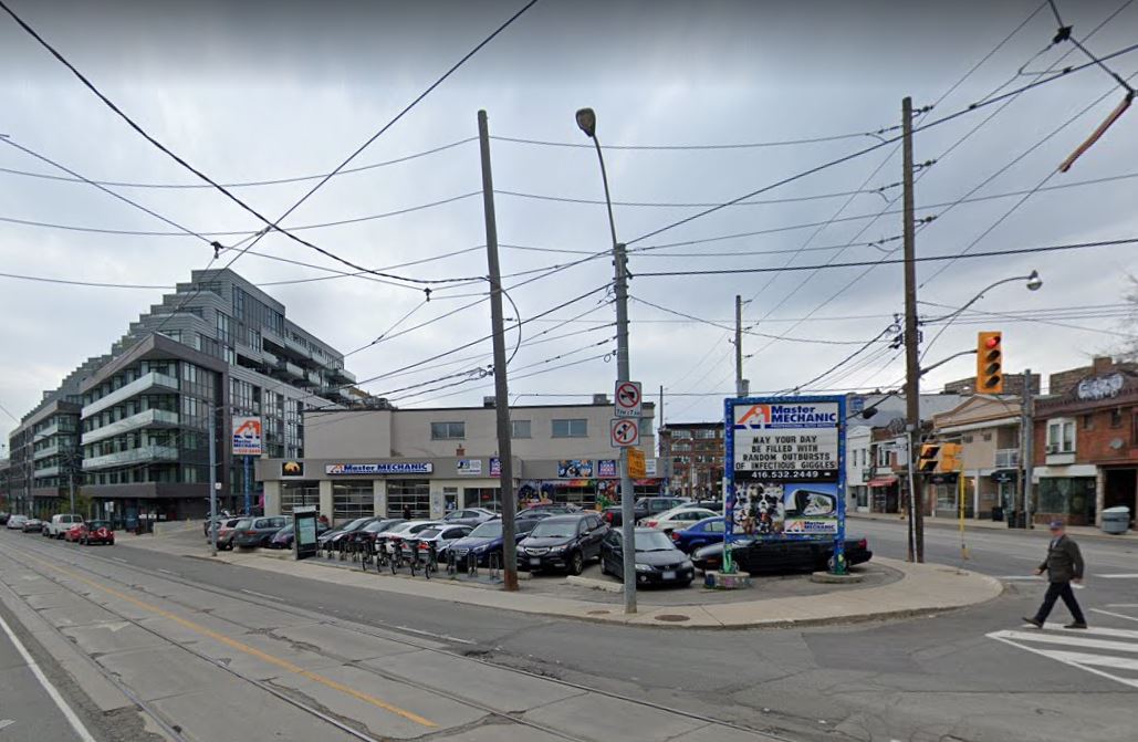 Current site of Automobile repair shop, 6 Howard Park Avenue, City of Toronto