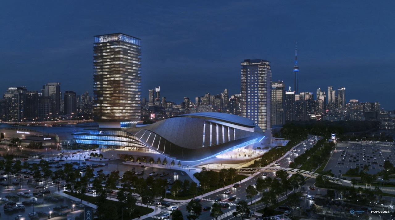 Esports Performance Venue and Hotel, OverActive Media, Populous, Toronto, Exhibition Place, Hotel X Phase 2