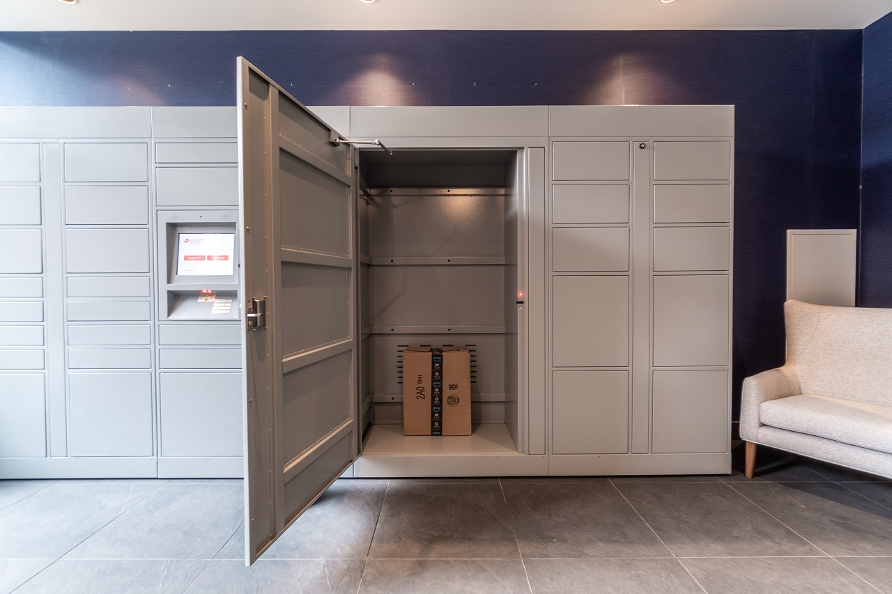 Snaile Inc., parcel storage lockers, contactless delivery, multi-residential, Toronto