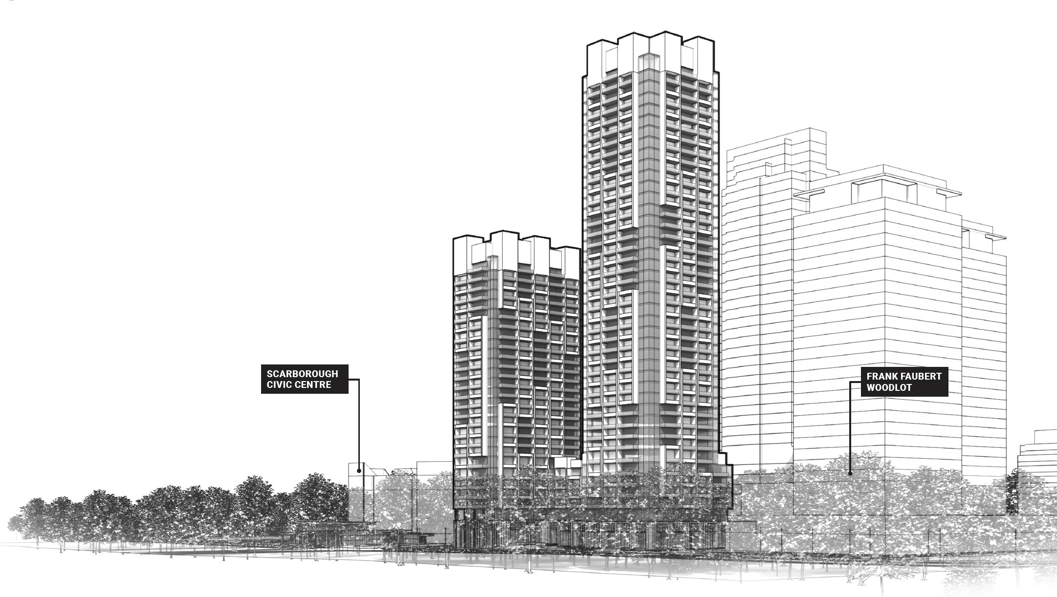 158 Borough Drive, Toronto, designed by Diamond Schmitt Architects for CreateTO. 