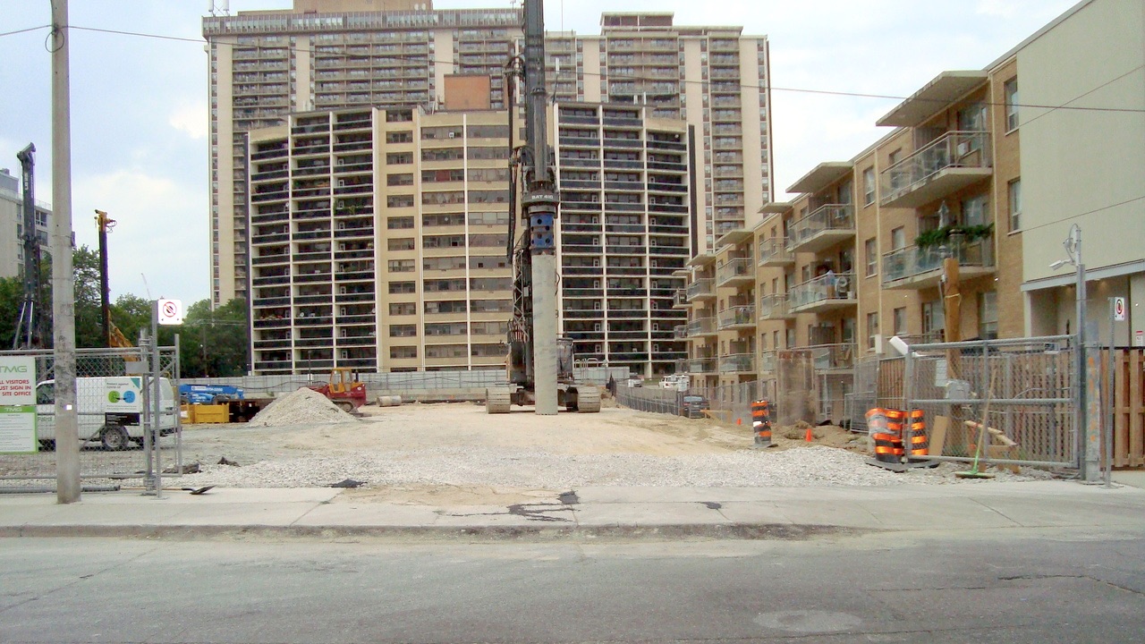 Site of Untitled Toronto, designed by Pharrell Williams, IBI Group for Reserve Properties and Westdale Properties
