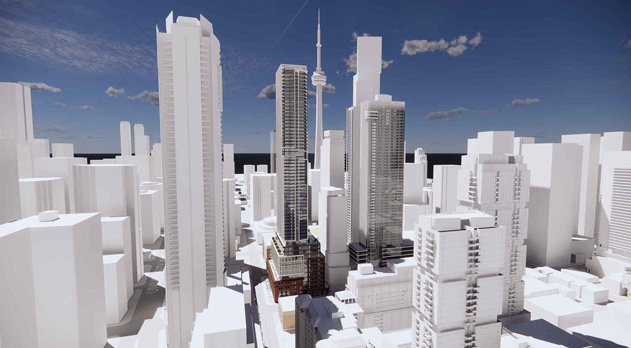 100 Simcoe, Toronto, designed by Hariri Pontarini Architects for BentallGreenOak.
