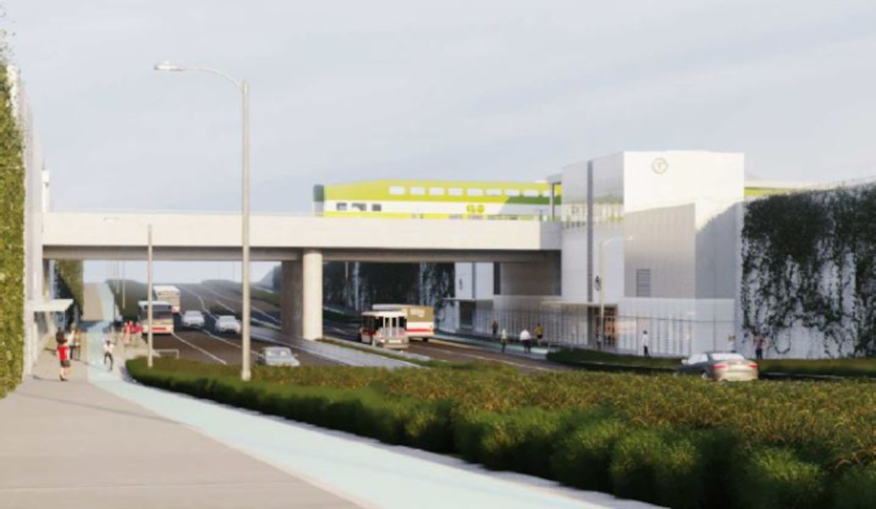 Rendering of future Finch-Kennedy Station