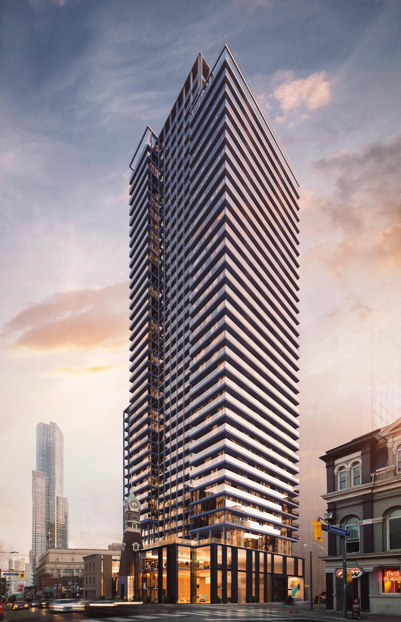 Halo Residences on Yonge, designed by architects—Alliance, construction completed by QuadReal Property Group