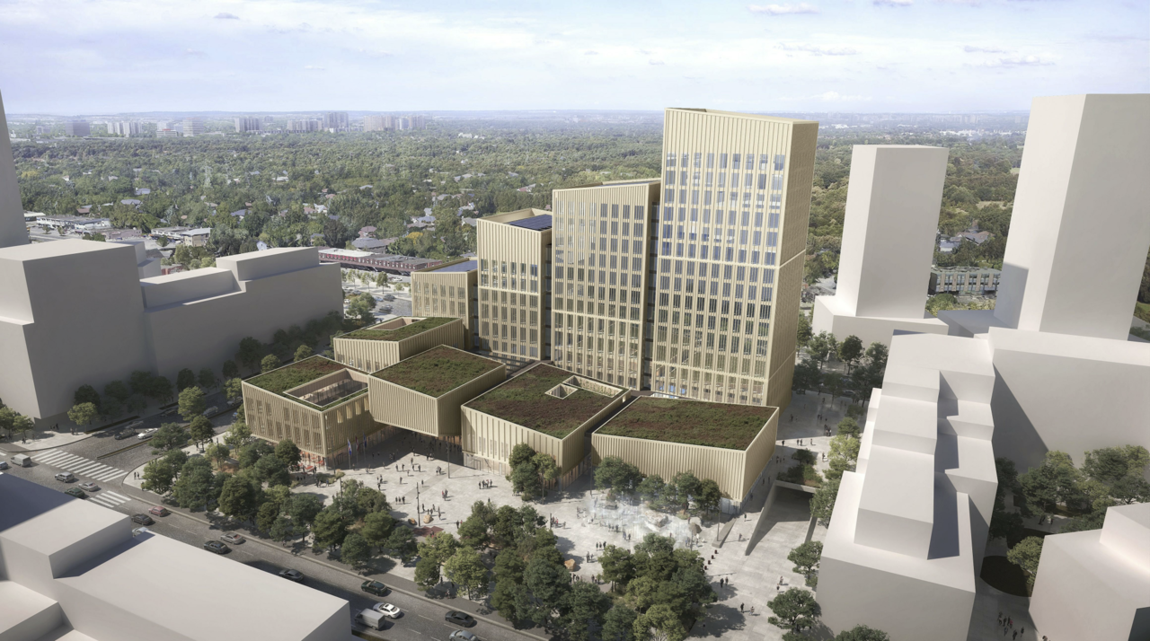 New Details Revealed for Etobicoke Civic Centre in Latest Submission