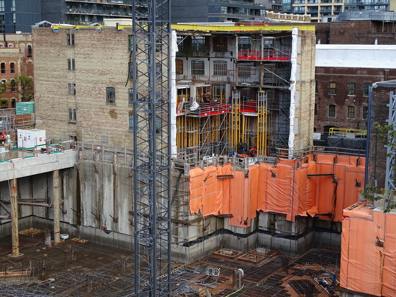 KING Toronto Sees the Construction of Parking Levels and Heritage  Restoration Underway