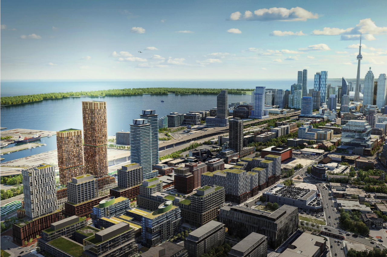 West Don Lands Development Mixes in Office Space with Retail and