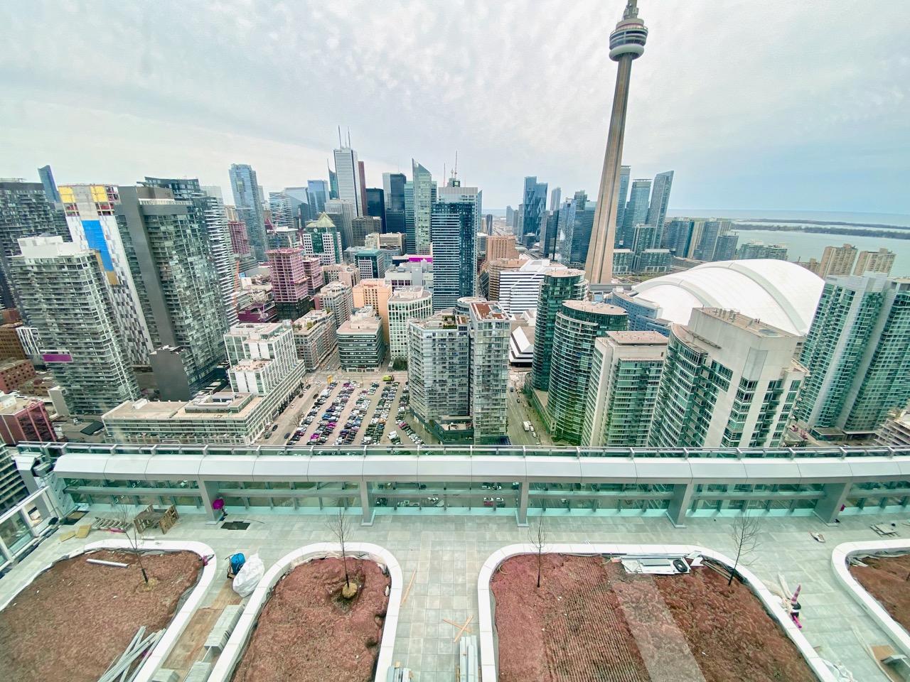 Looking east to Downtown from the 32nd storey at The Well, image by Craig White