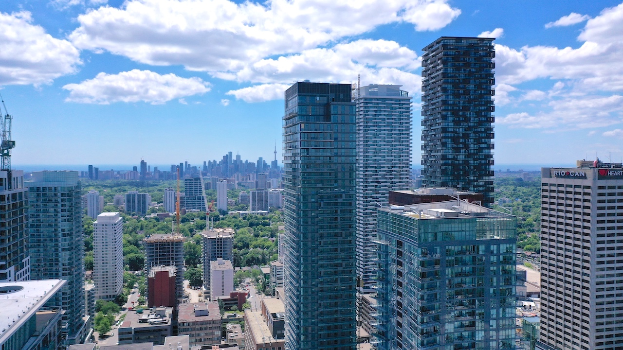 Midtown Toronto From Up In The Air | UrbanToronto