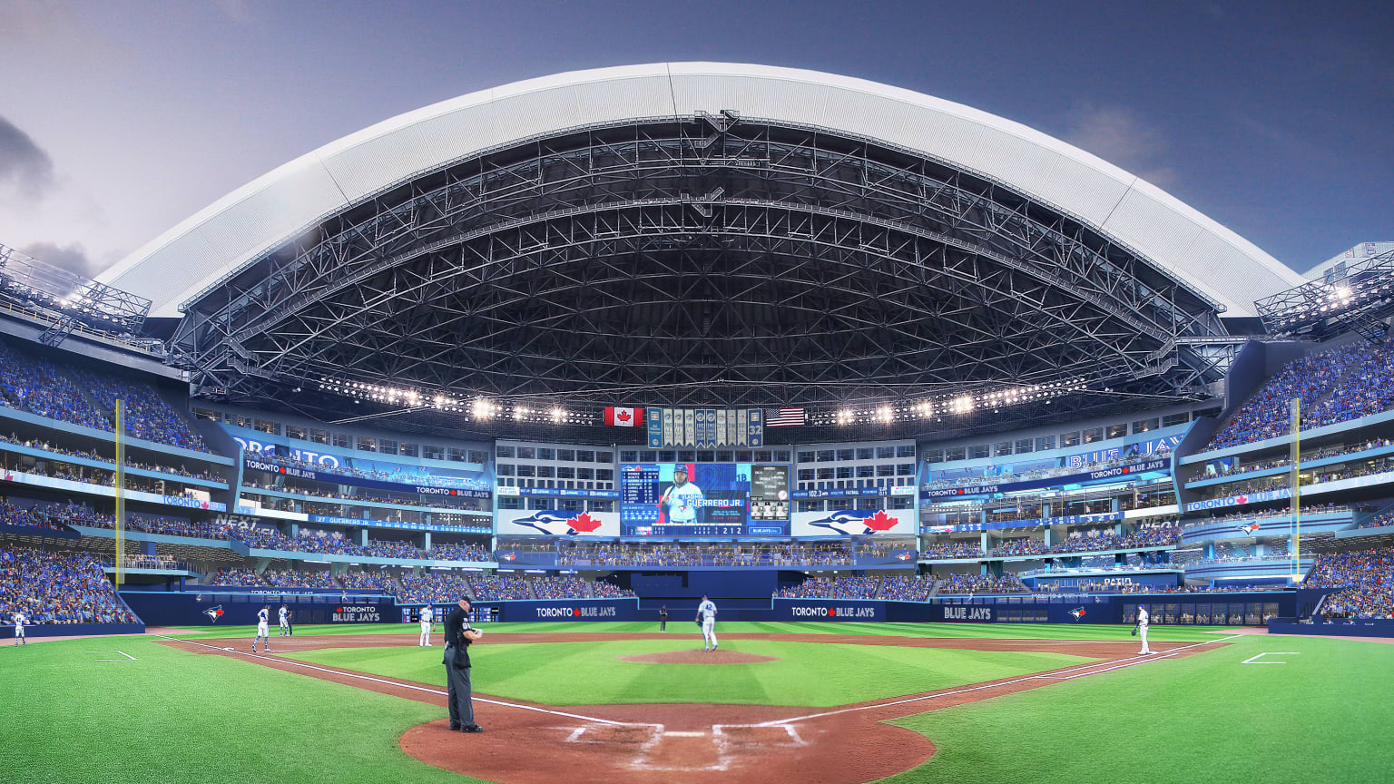 Blue Jays Celebrate Opening Of Renovated Stadium At Season Opener