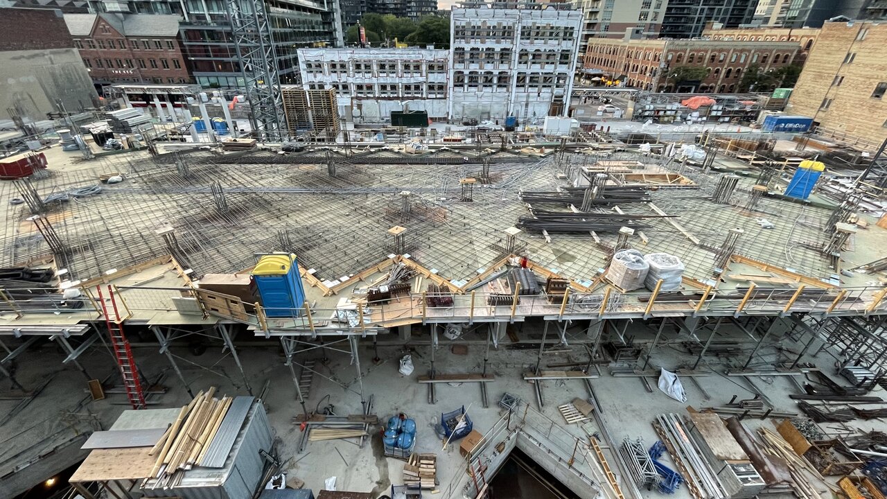 Checking In on Construction Progress at KING Toronto