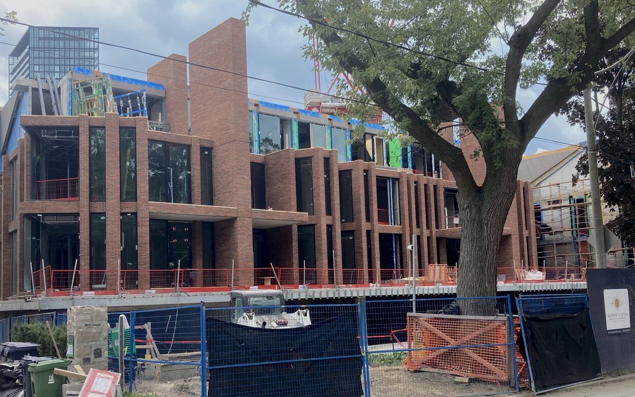 Brick and Stone Exteriors Appear as No7 Rosedale Approaches Completion