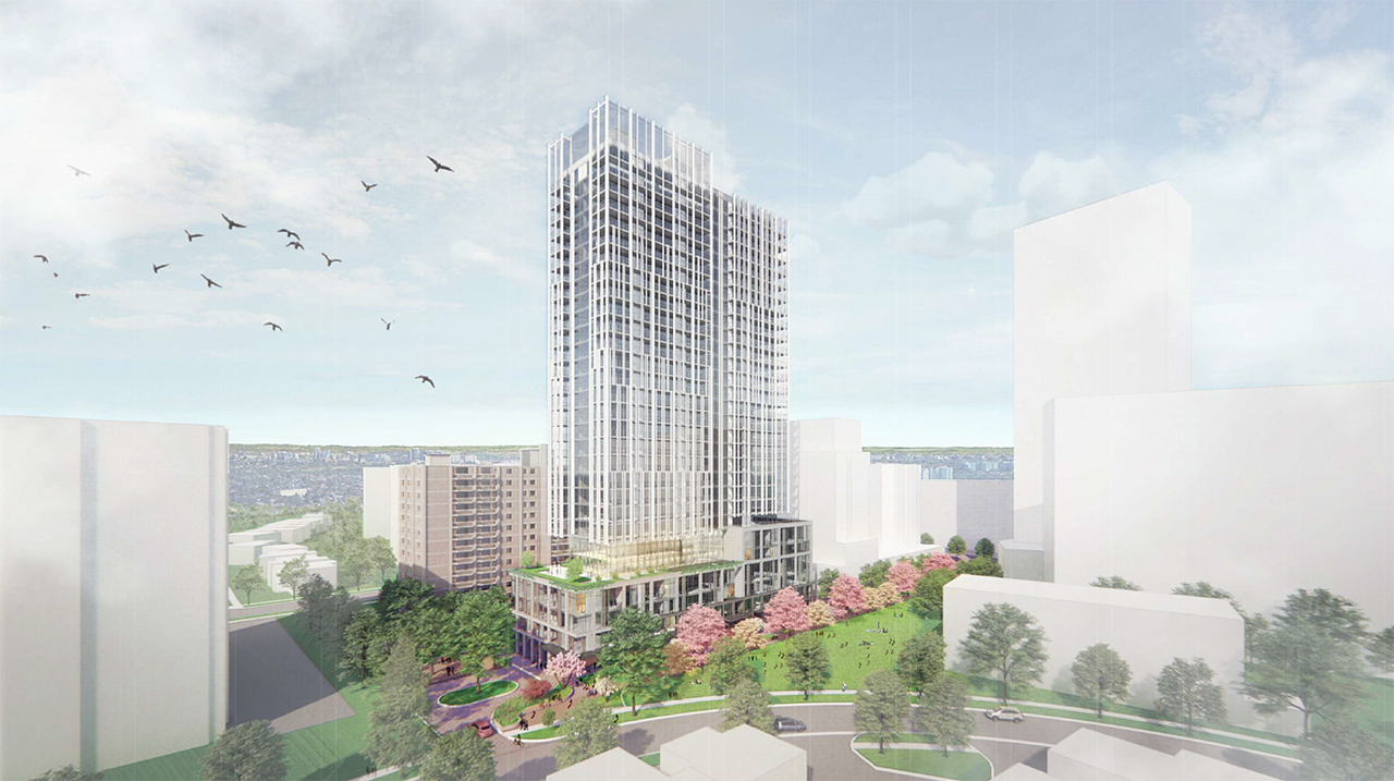 Infill Tower Proposed at Bathurst and Finch Apartment Site