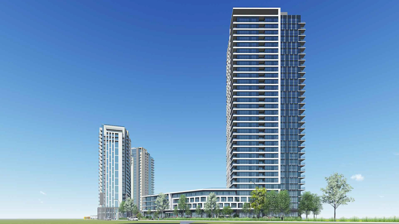 2540 Gerrard East, 32-storey residential development in Scarborough designed by Richmond Architects for Conservatory Group