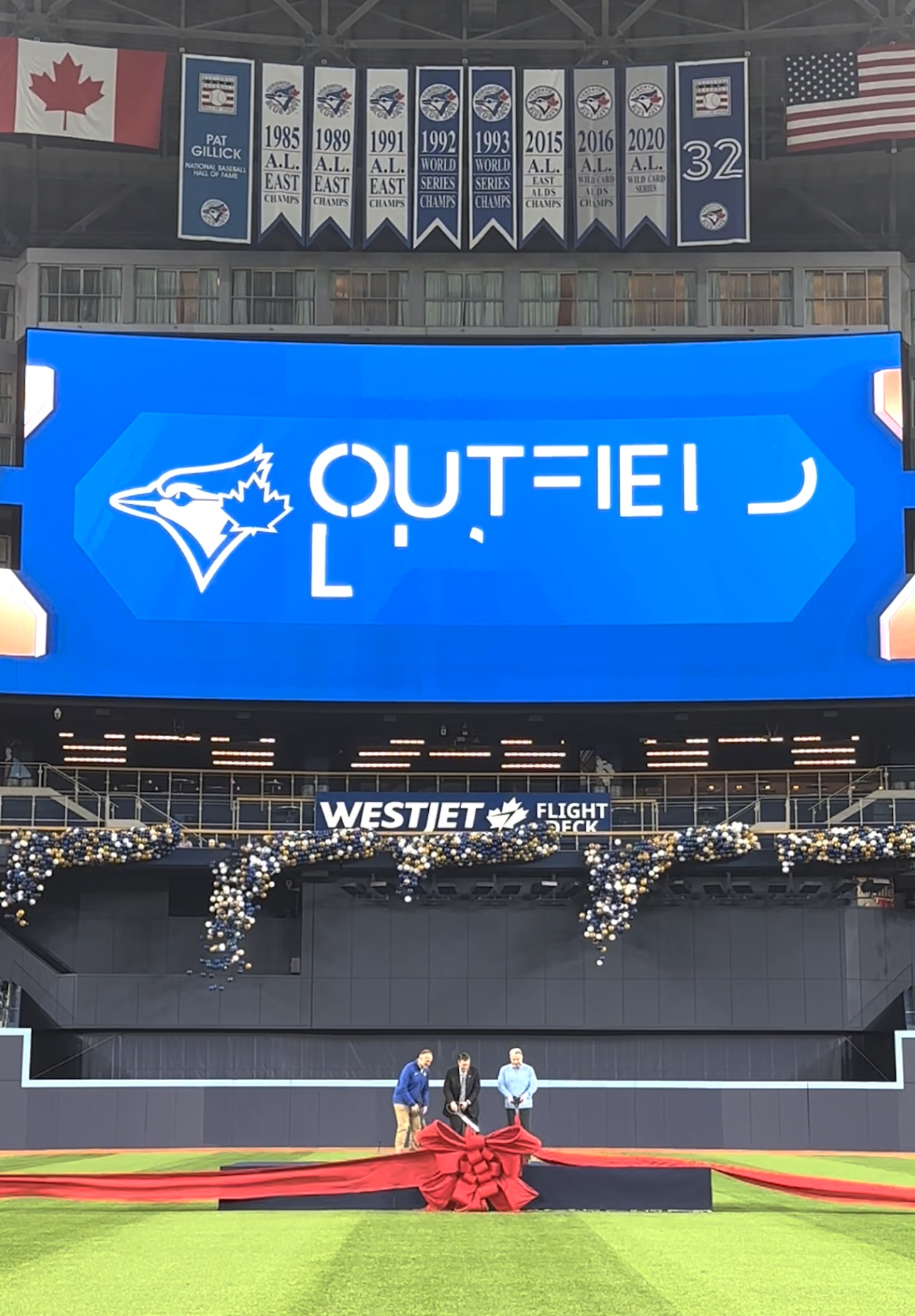 Panelling we did for the new Toronto Blue Jays Store at the Rogers