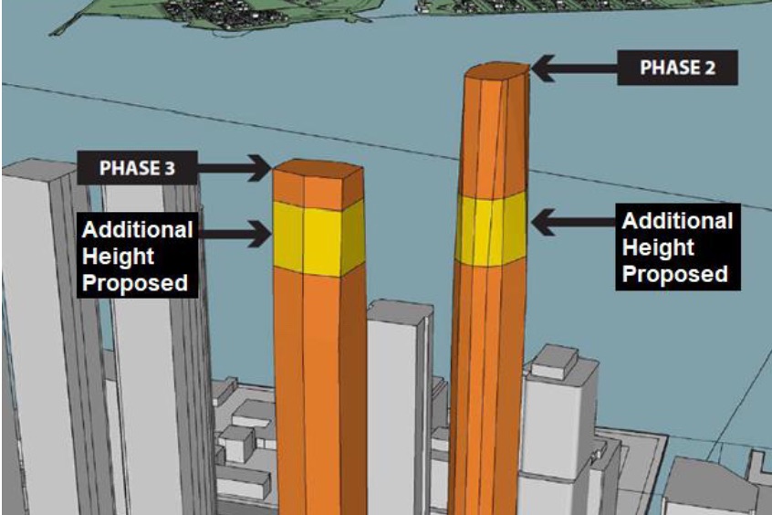 规划建议在Pinnacle One Yonge建设两个“超高”延伸部分