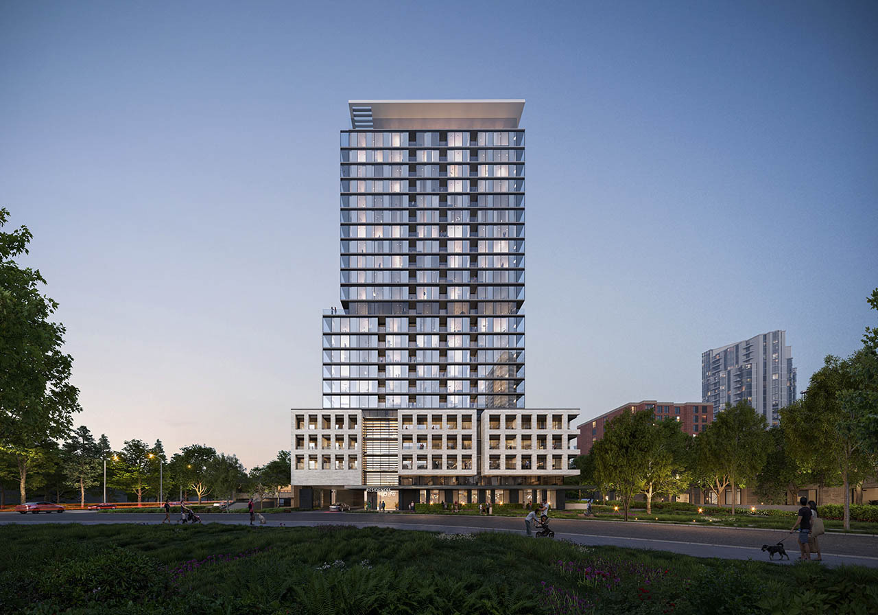 Mattamy提议在北约克市中心建造一座24层高的公寓楼| UrbanToronto