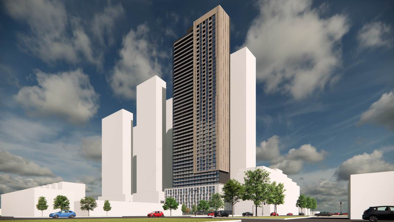未来Steeles站拟议建设50层高楼