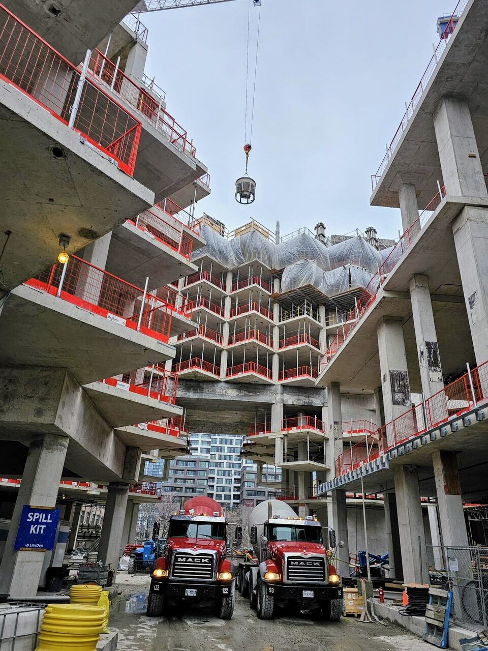 KING Toronto Sees the Construction of Parking Levels and Heritage  Restoration Underway