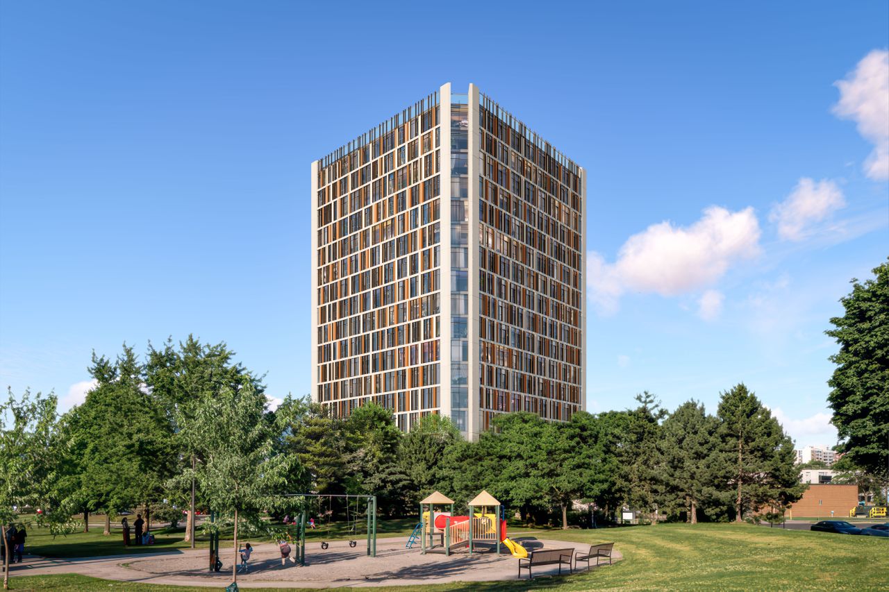 From Office to e lofts: Amexon Converting Office Tower into Family-Focused Sustainable Rentals