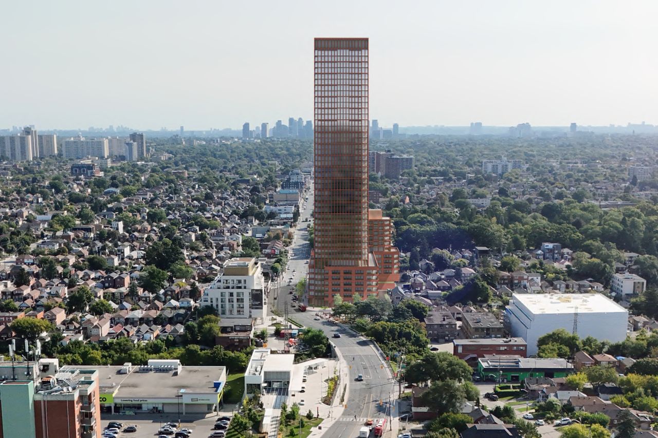 43-Storey Tower Proposed on Eglinton at Upcoming Caledonia Station | UrbanToronto
