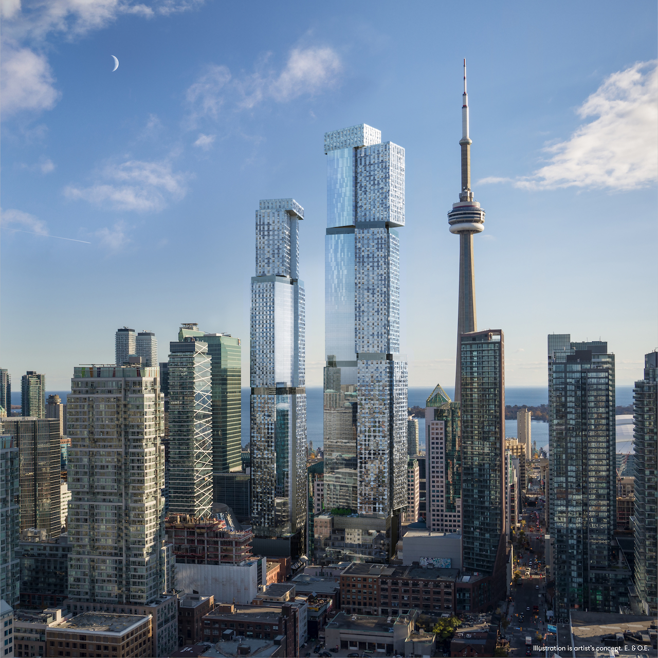 Forma East Tower Reaches 10 Storeys as West Tower Seeks GFA Change