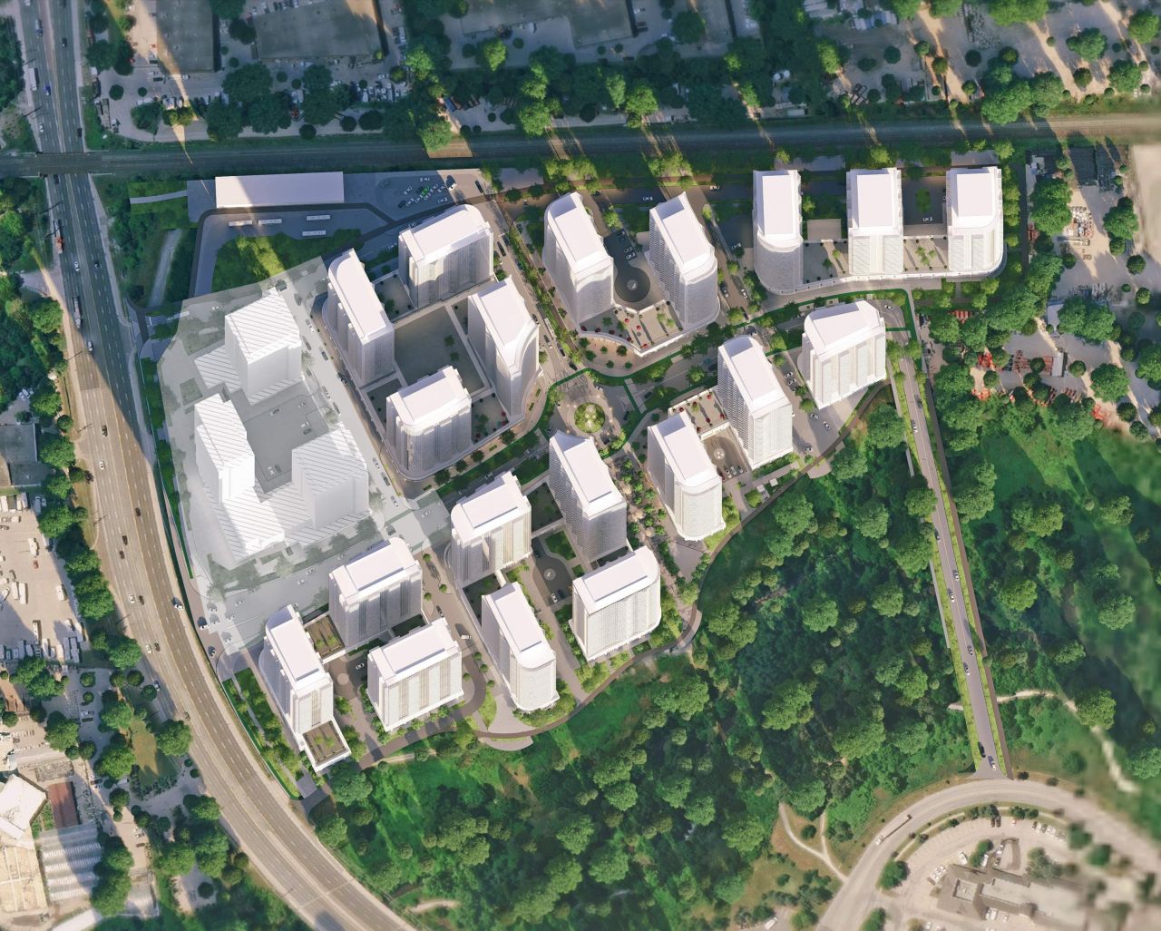 Cortel Proposes 19 Towers Beside Future Concord GO in Vaughan