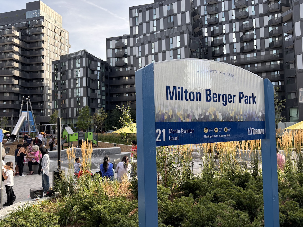 Collecdev-Markee Celebrates Opening of Milton Berger Park