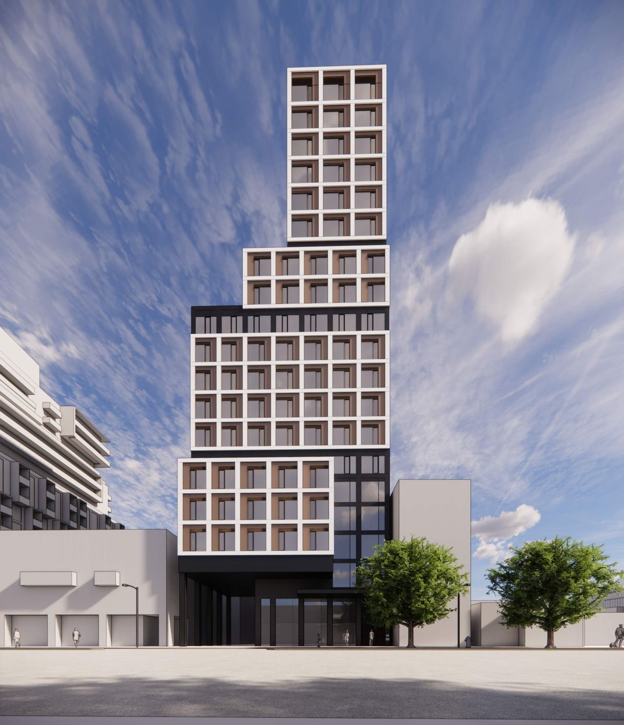19-Storey Student Rental Tower Proposed on College West of Spadina