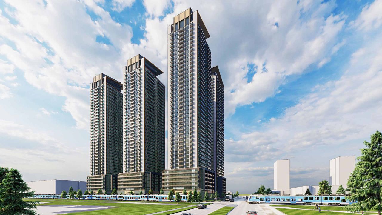 Five Towers Up to 41 Storeys Form Tallest Proposal in Waterloo
