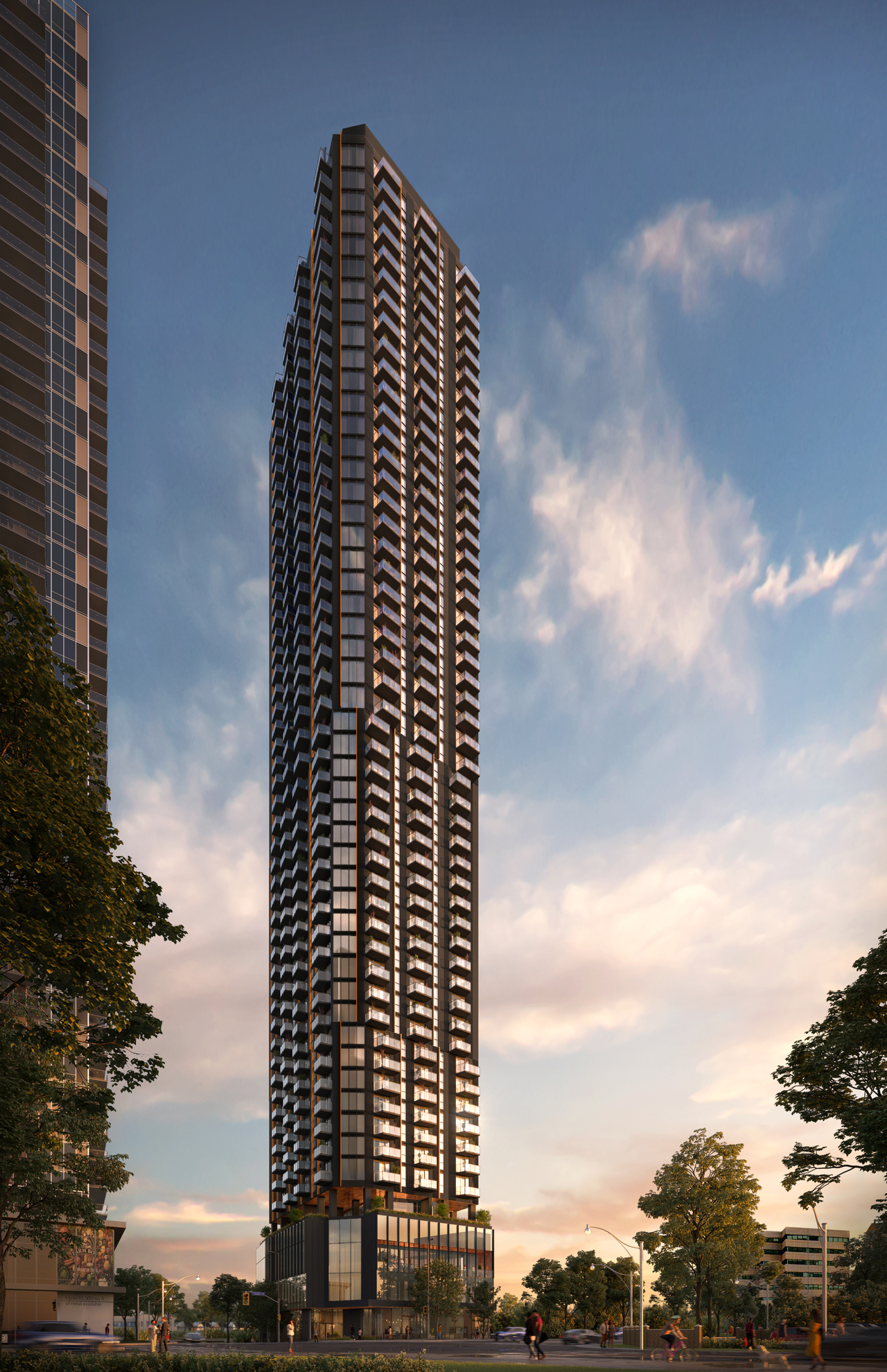 Cladding Installation Underway as Kipling Station Condos Rises