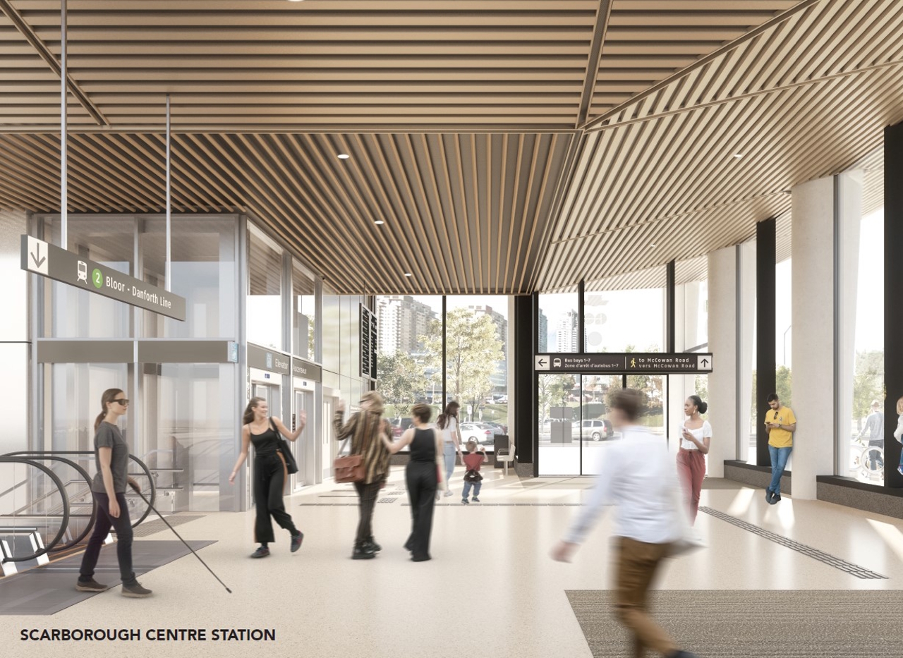 Major Work Underway on Scarborough Centre Station