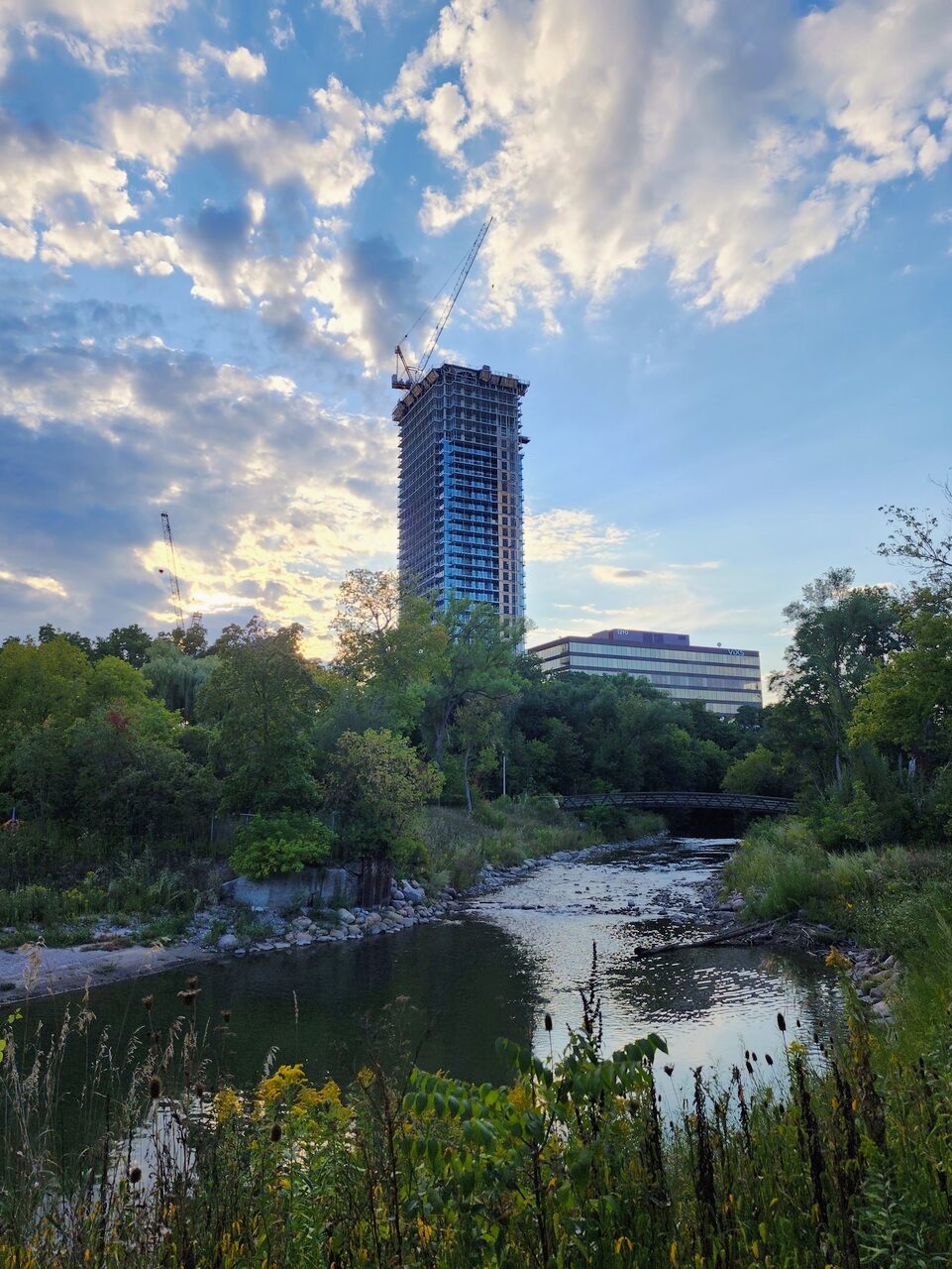 Phase 1 Tower at Central Park Reaches Mechanical Penthouse