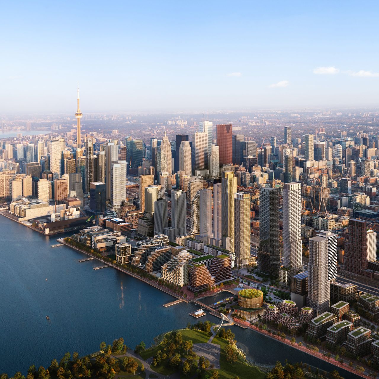 Resubmission Reworks Quayside Multi-Tower Plans in Toronto's East Bayfront