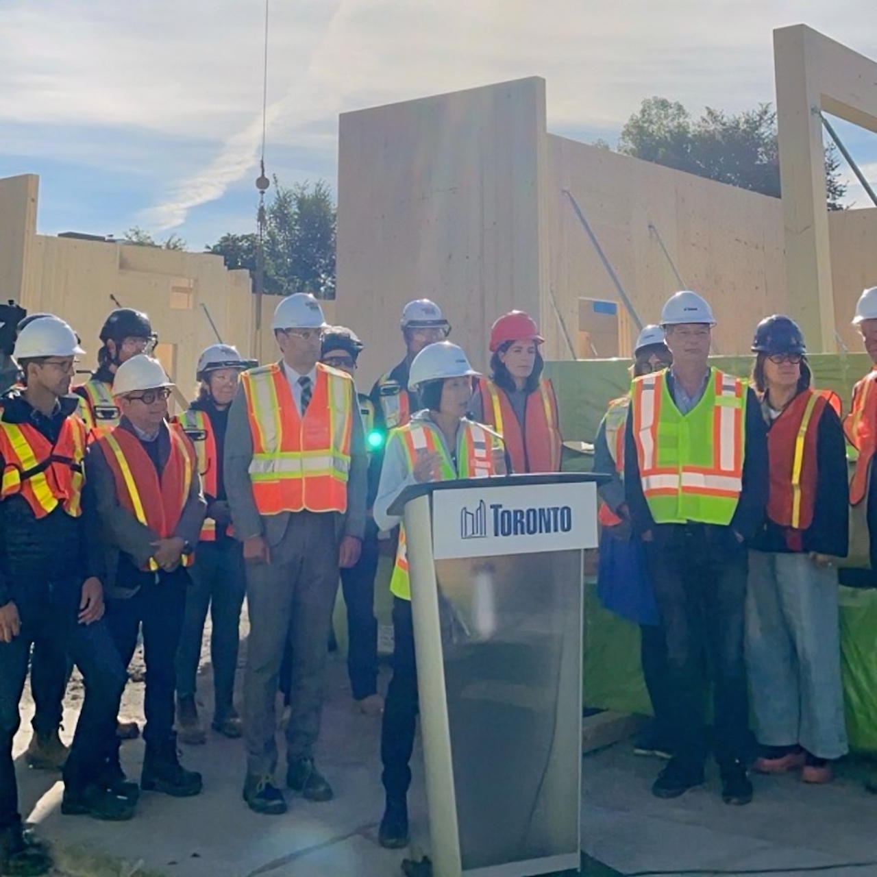 Toronto’s First Public Developer Mass Timber Affordable Housing Coming Together at 11 Brock